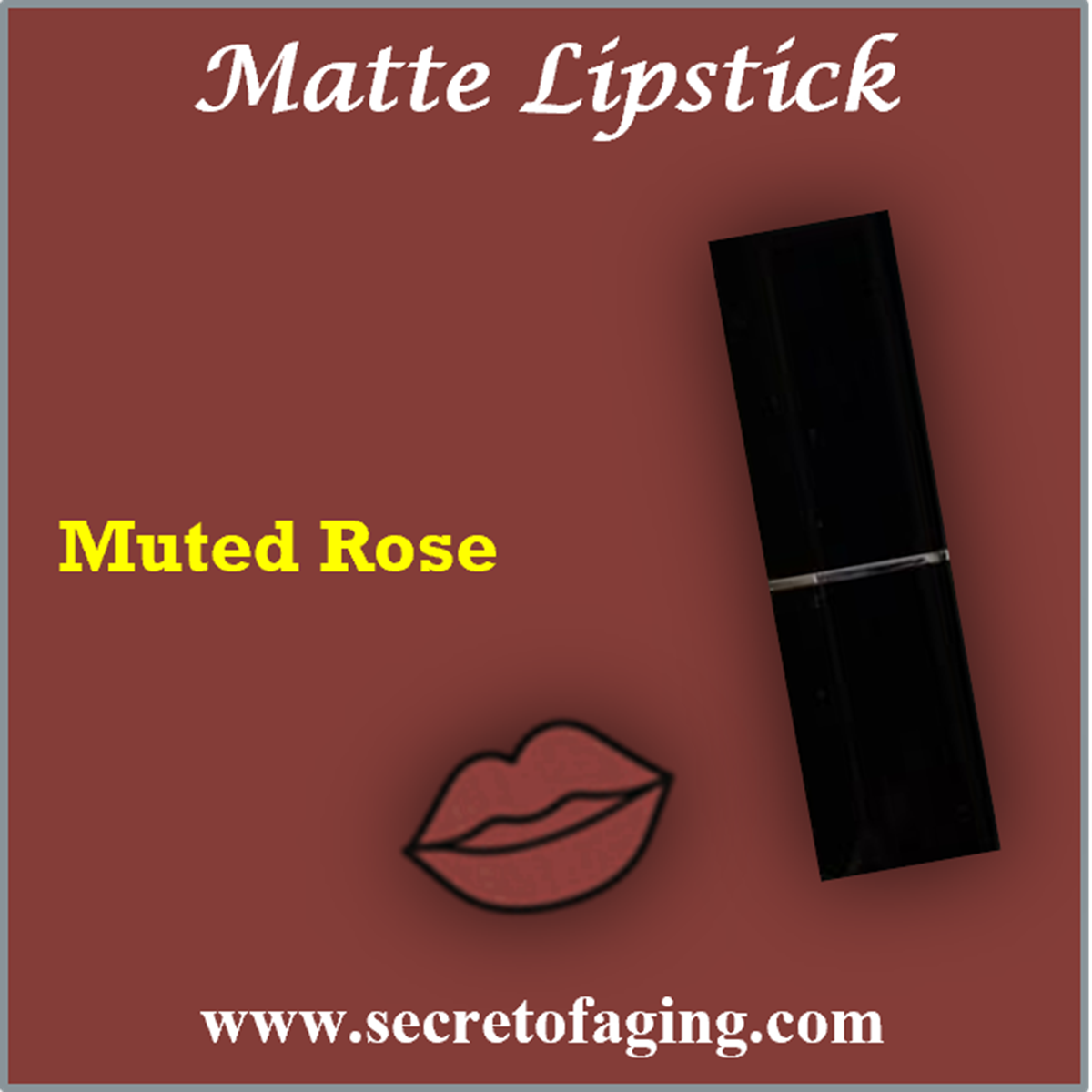 Muted Rose Matte Lipstick