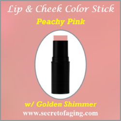 Peachy Pink with Golden Shimmer