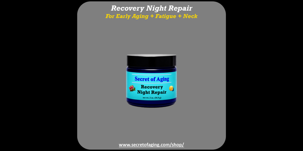 Recovery Night Repair for Early Aging + Fatigue + Neck by Secret of Aging