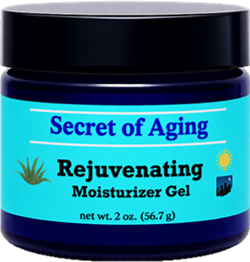 Rejuvenating Moisturizer Gel jar by Secret of Aging