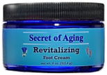 Revitalizing Foot Cream Jar by Secret of Aging