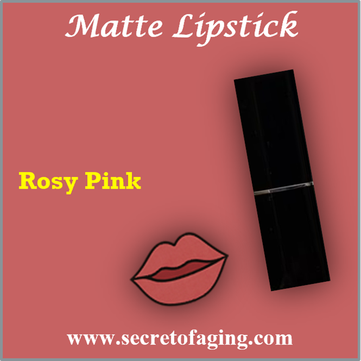 Rosy Pink Matte Lipstick