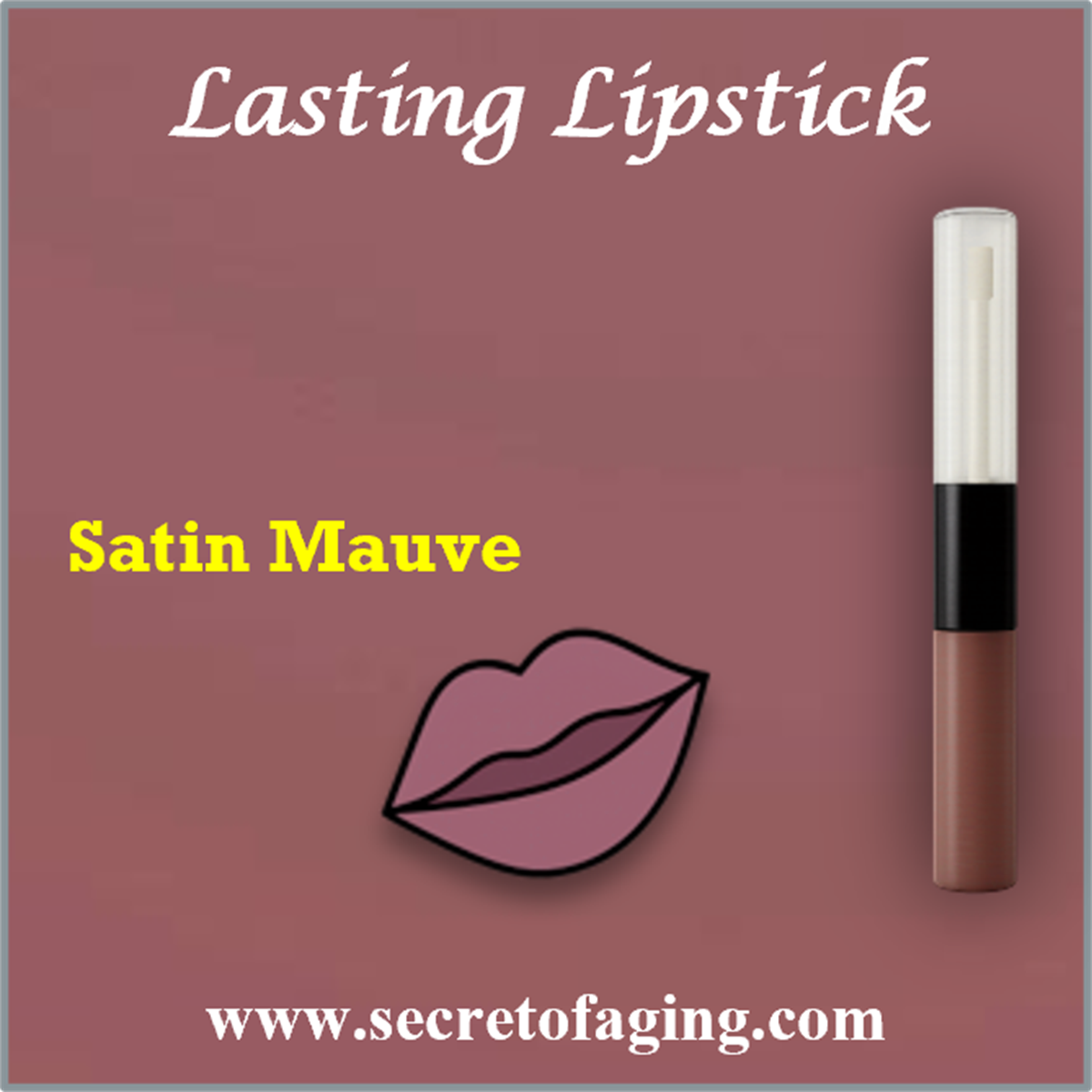 Satin Mauve Lasting Lipstick