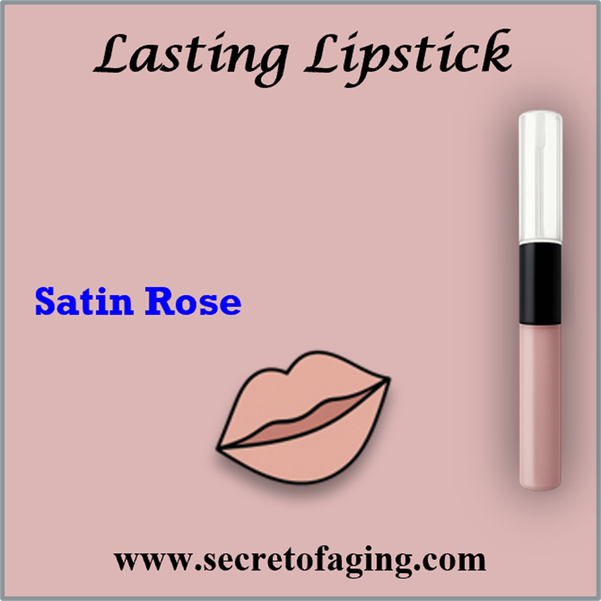 Satin Rose Lasting Lipstick