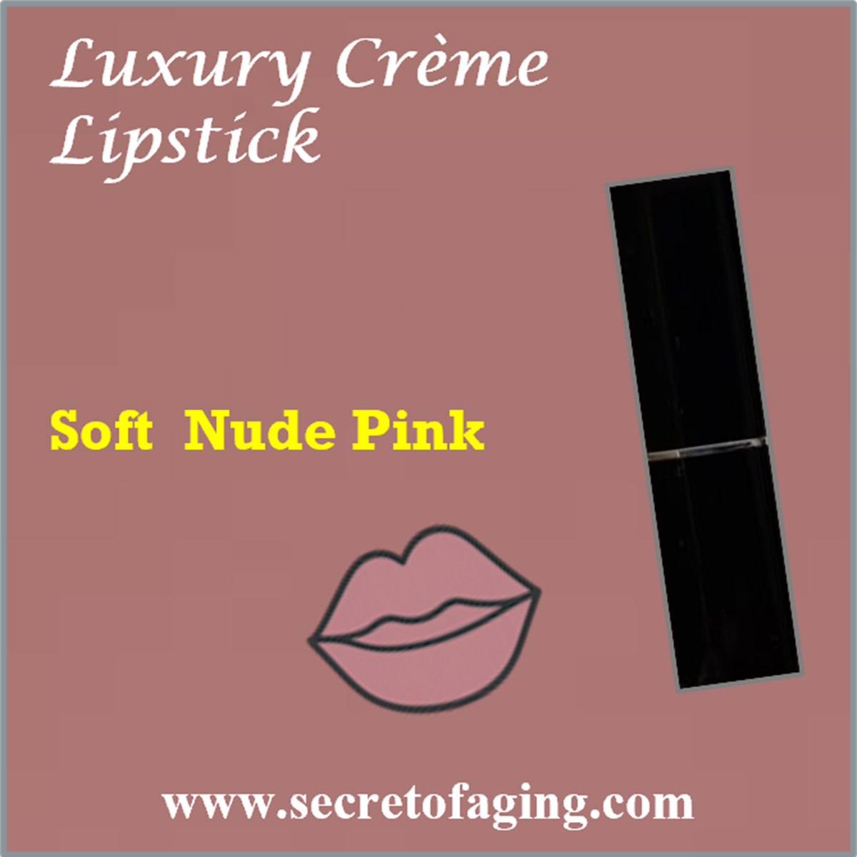 Soft Nude Pink Luxury Creme Lipstick