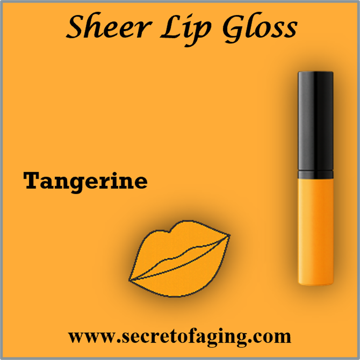 Tangerine Sheer Lip Gloss