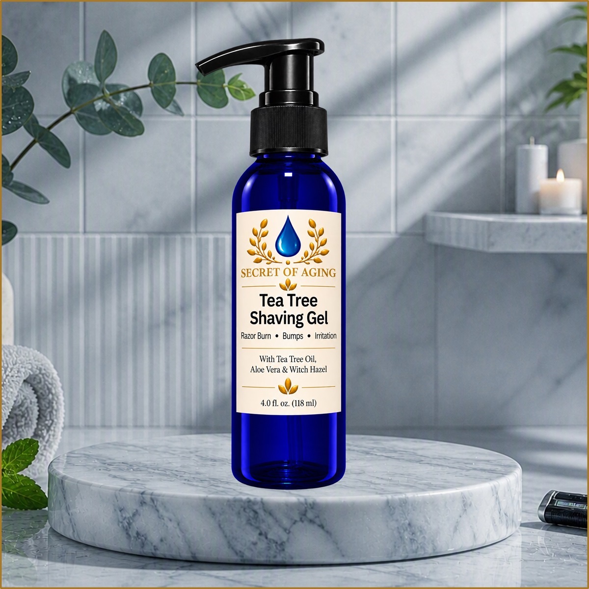 Tea Tree Shaving Gel by Secret of Aging