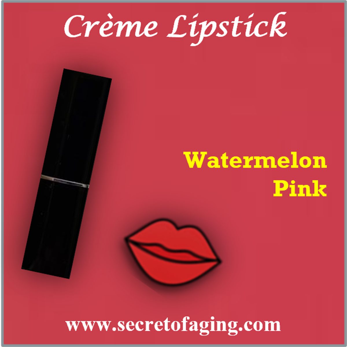 Watermelon Pink Creme Lipstick