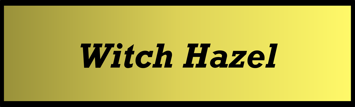 Witch Hazel by Secret of Aging