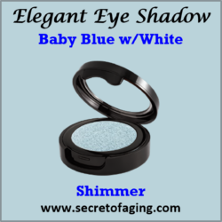 Baby Blue with White Shimmer