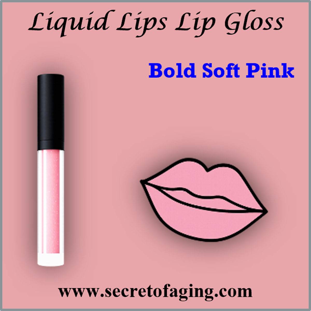 Bold Soft Pink Liquid Lips Lip Gloss