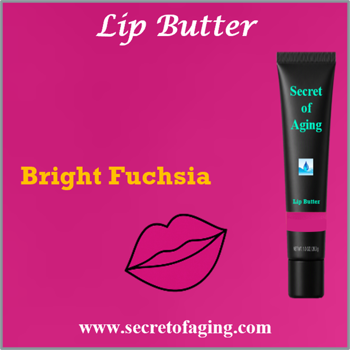 Bright Fuchsia Lip Butter