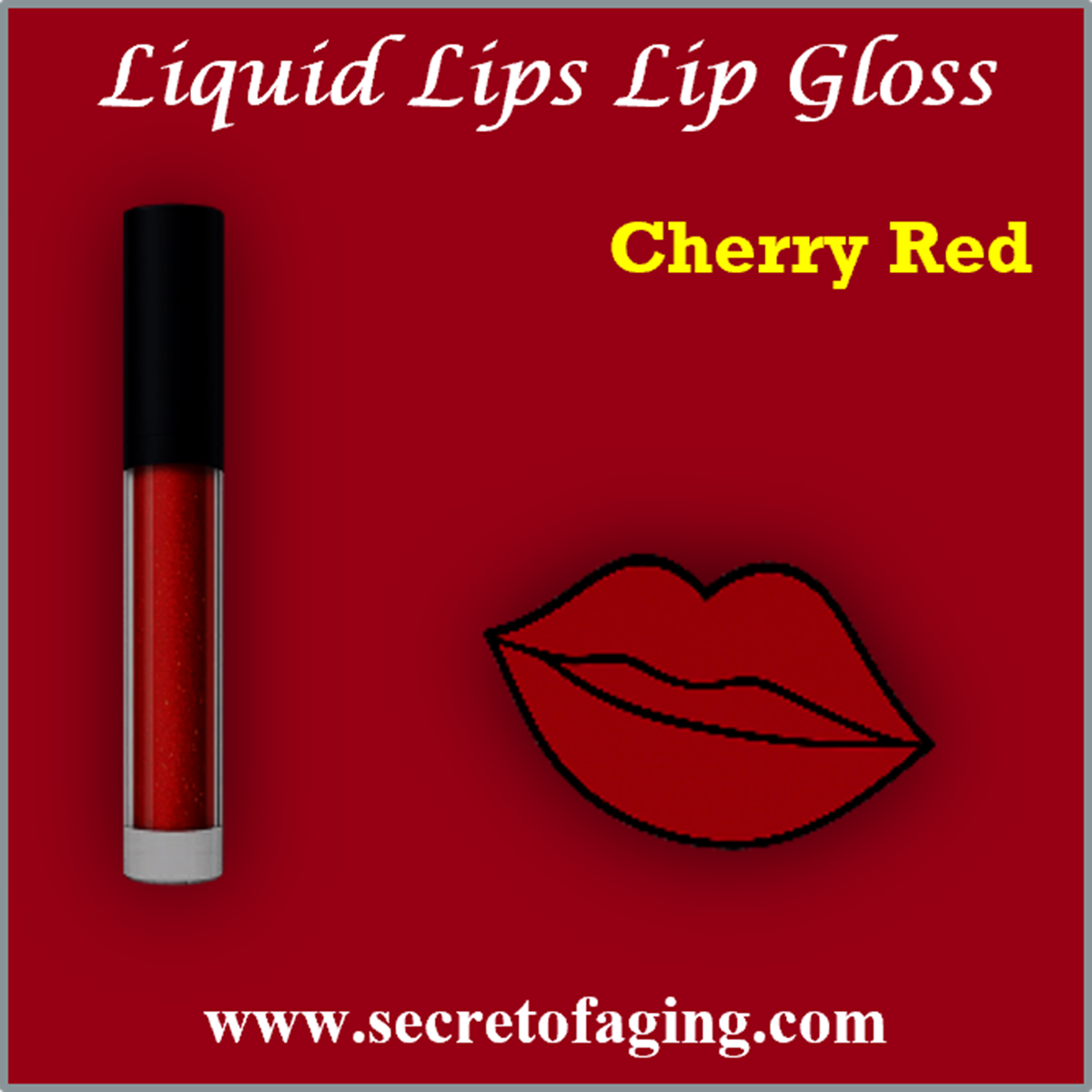 Cherry Red Liquid Lips Lip Gloss