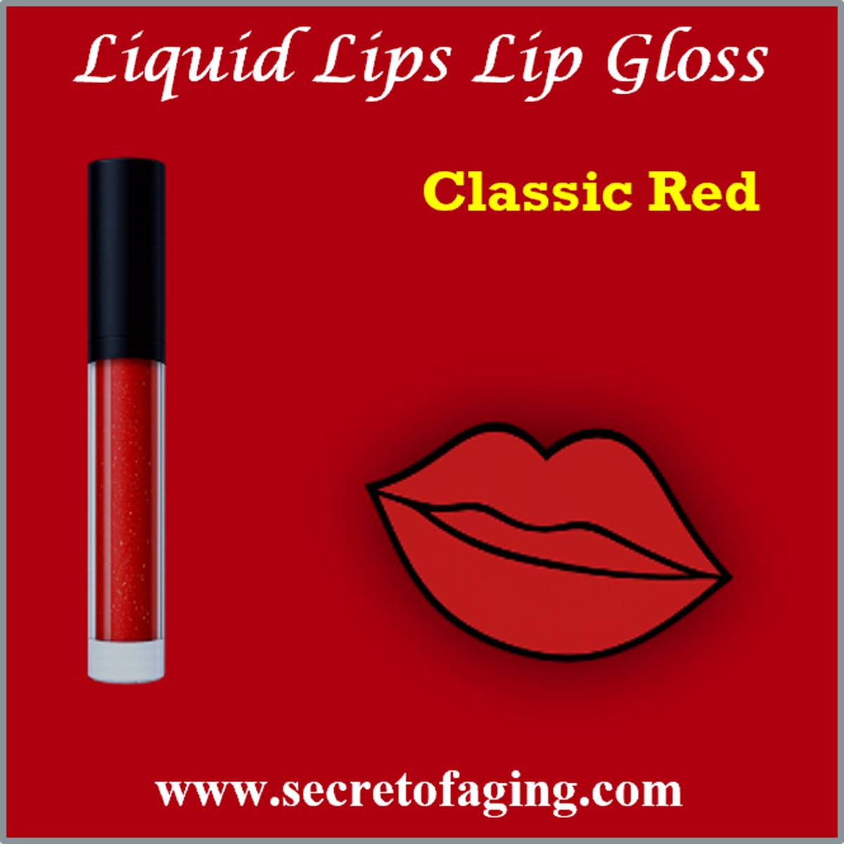 Classic Red Liquid Lips Lip Gloss