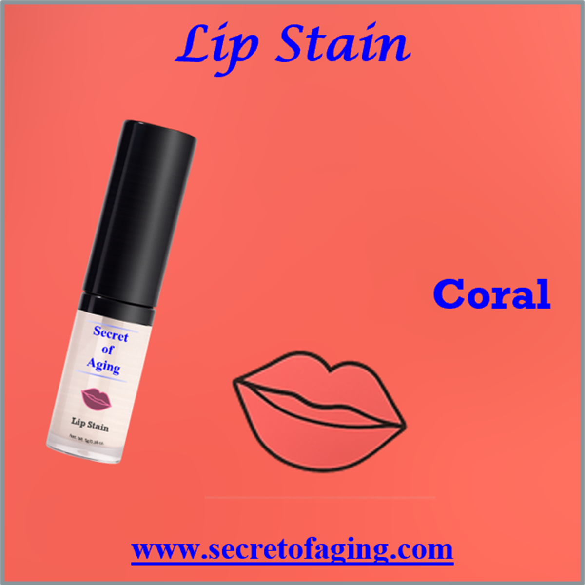 Coral Lip Stain