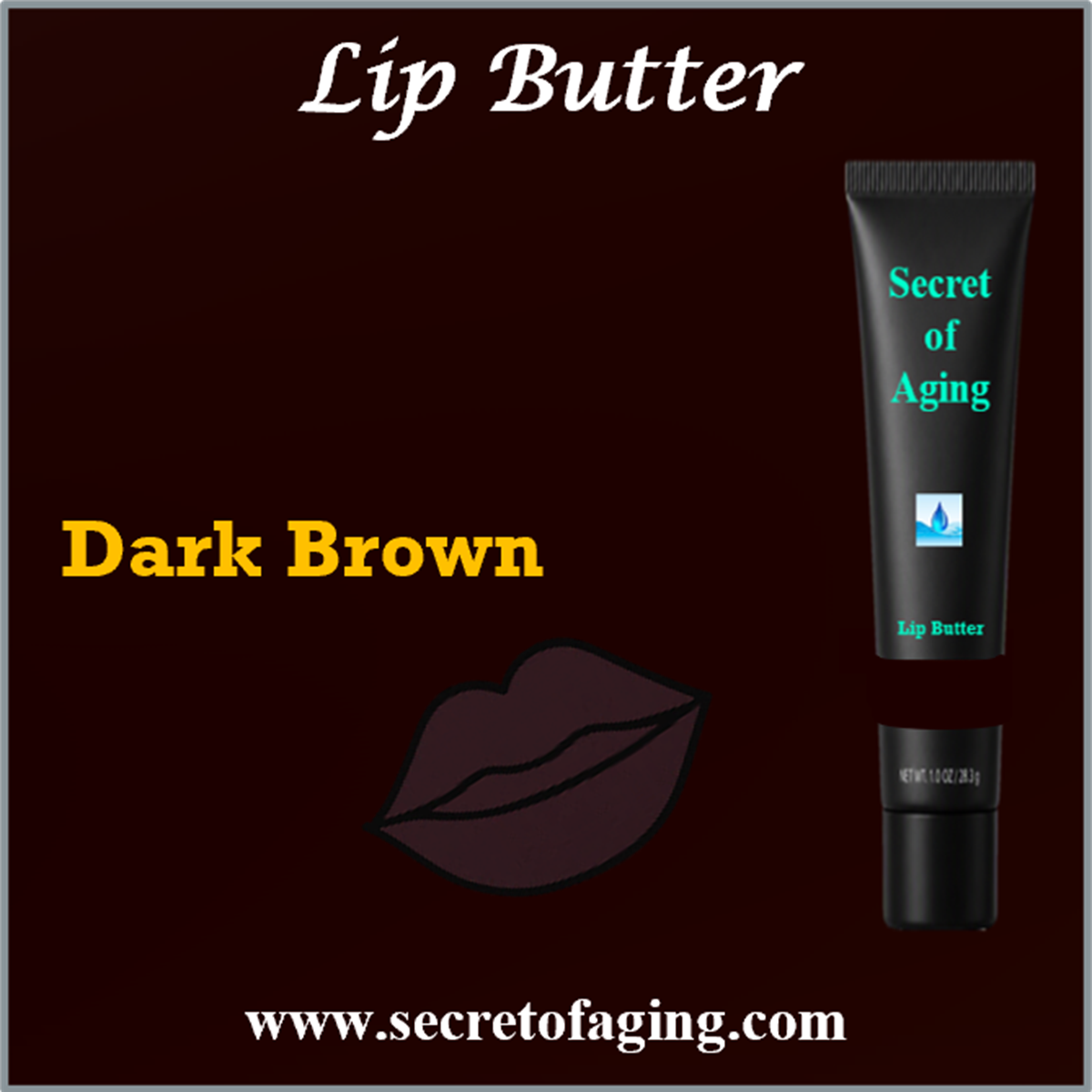 Dark Brown Lip Butter