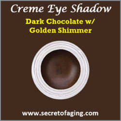Dark Chocolate with Golden Shimmer