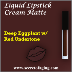 Deep Eggplant with Red Undertone