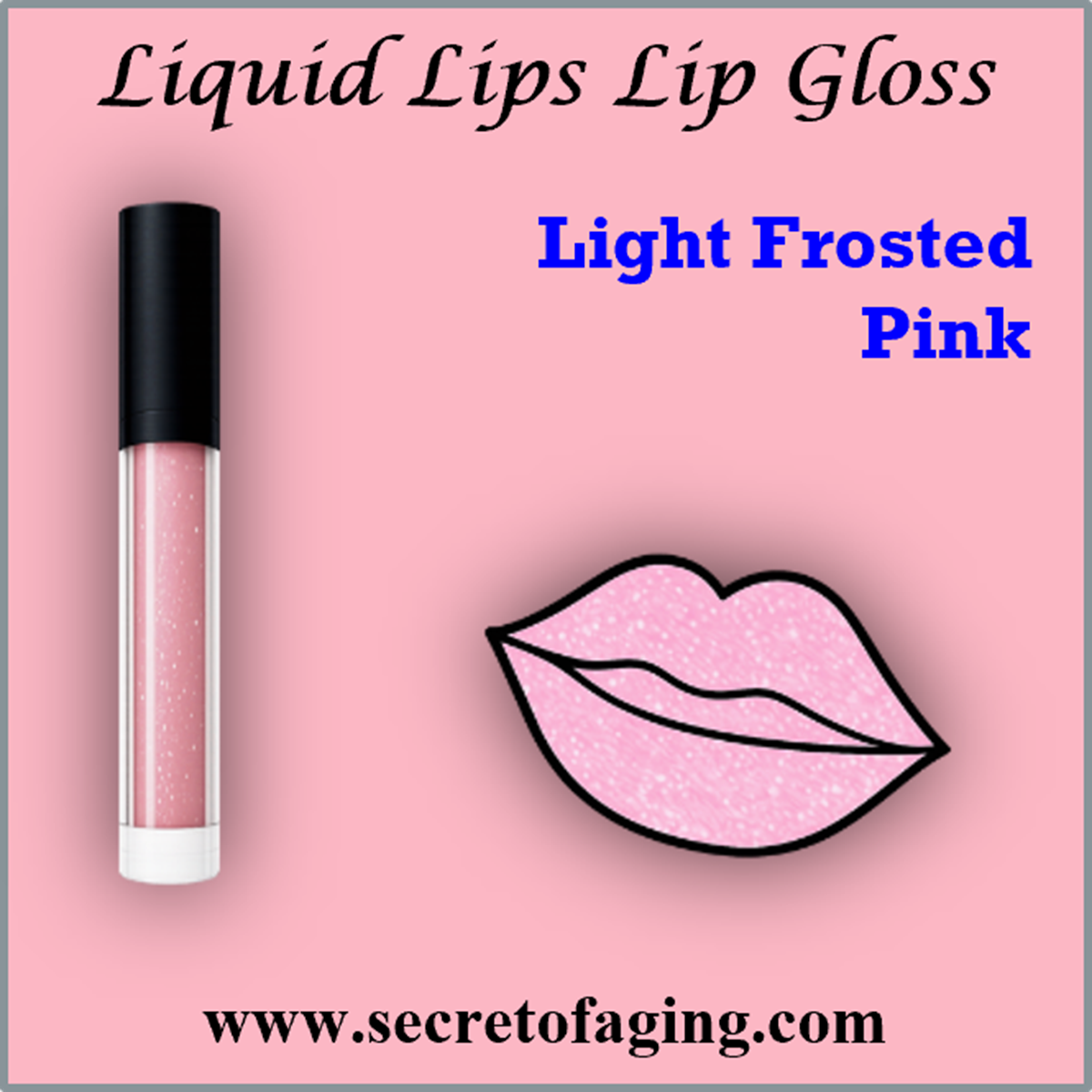 Light Frosted Pink Liquid Lips Lip Gloss