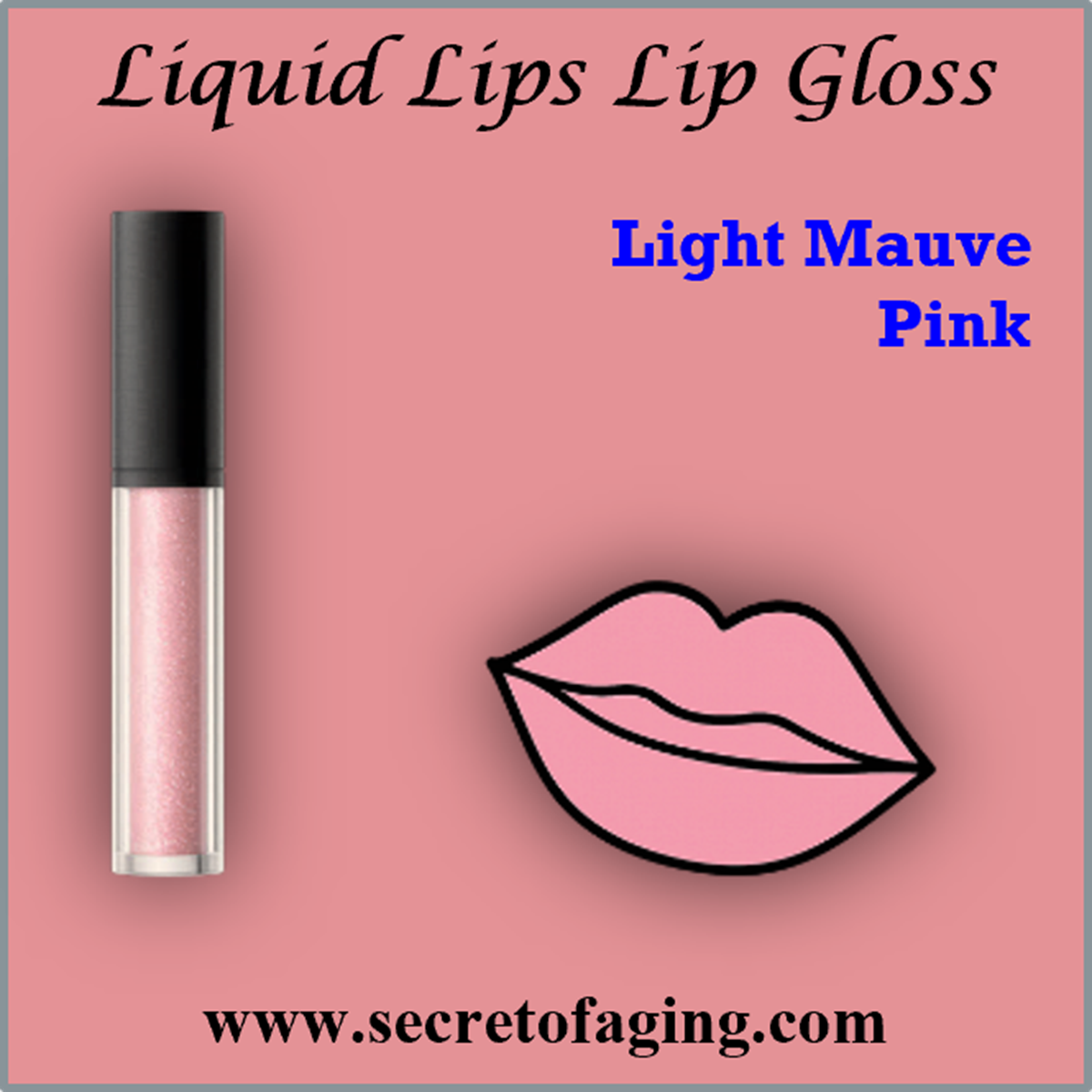 Light Mauve Pink Liquid Lips Lip Gloss