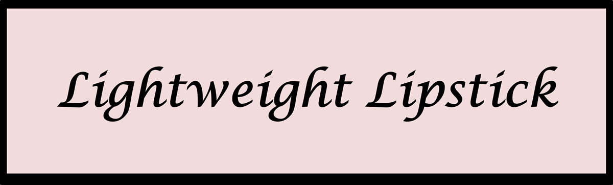 Lightweight Lipstick by Secret of Aging