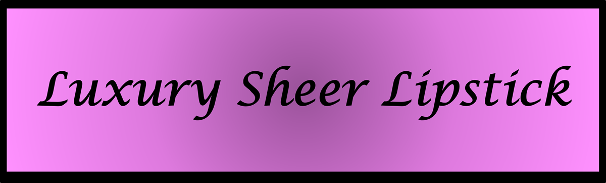 Luxury Sheer Lipstick by Secret of Aging
