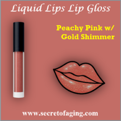Peachy Pink with Gold Shimmer