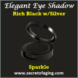 Rich Black with Silver Sparkle