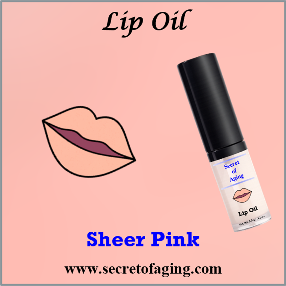 Sheer Pink Lip Oil
