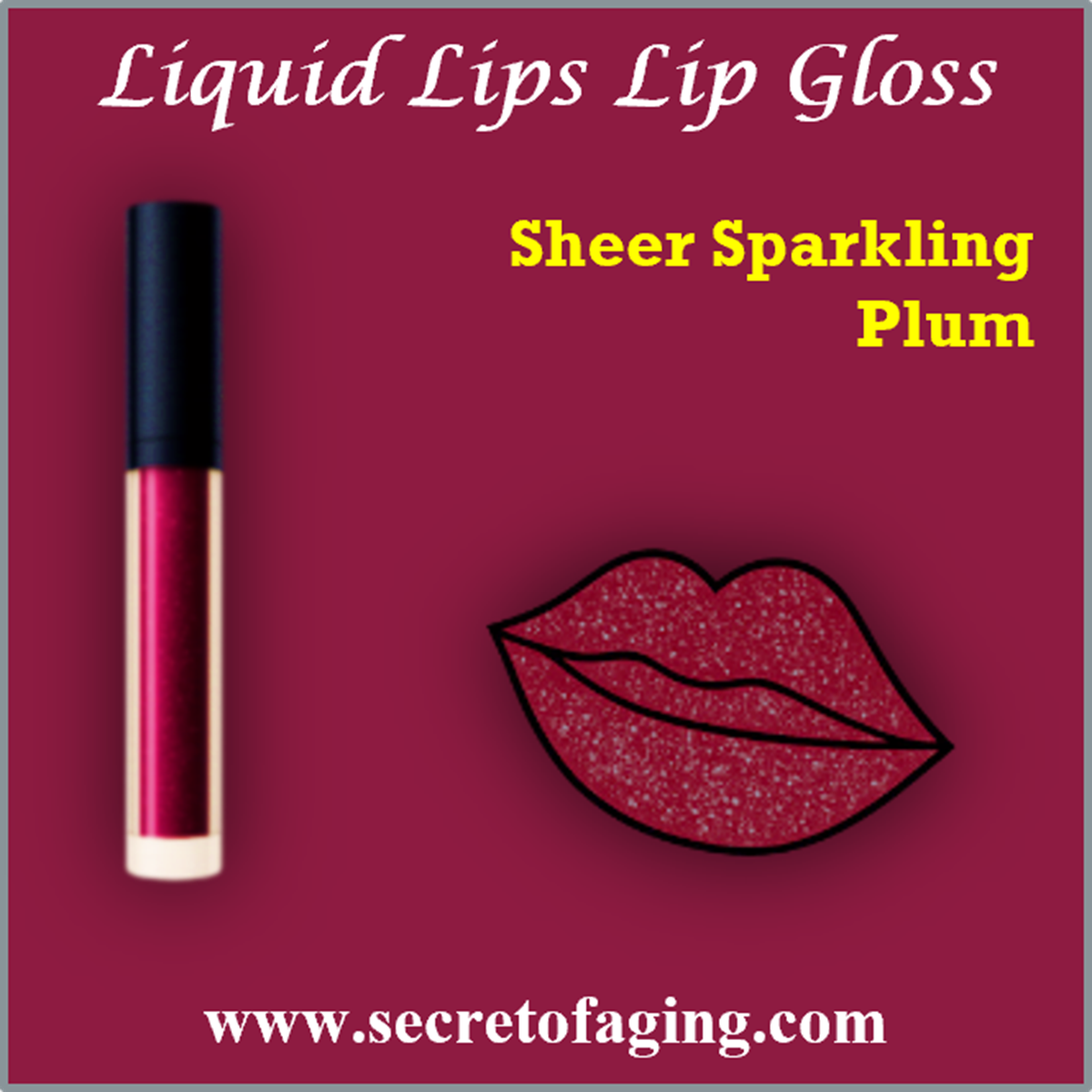 Sheer Sparkling Plum Liquid Lips Lip Gloss