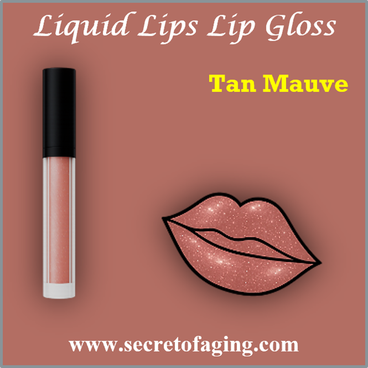 Tan Mauve Liquid Lips Lip Gloss
