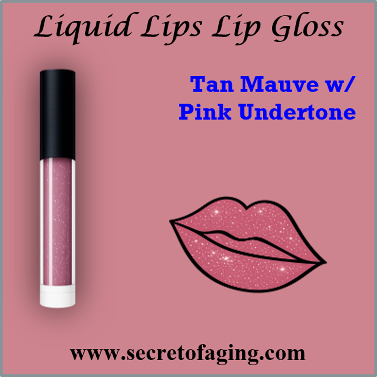 Tan Mauve with Pink Undertone Liquid Lips Lip Gloss