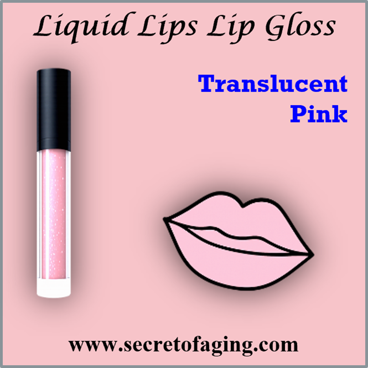 Translucent Pink Liquid Lips Lip Gloss