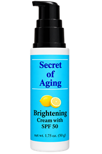 Brightening Cream with SPF 50 Bottle