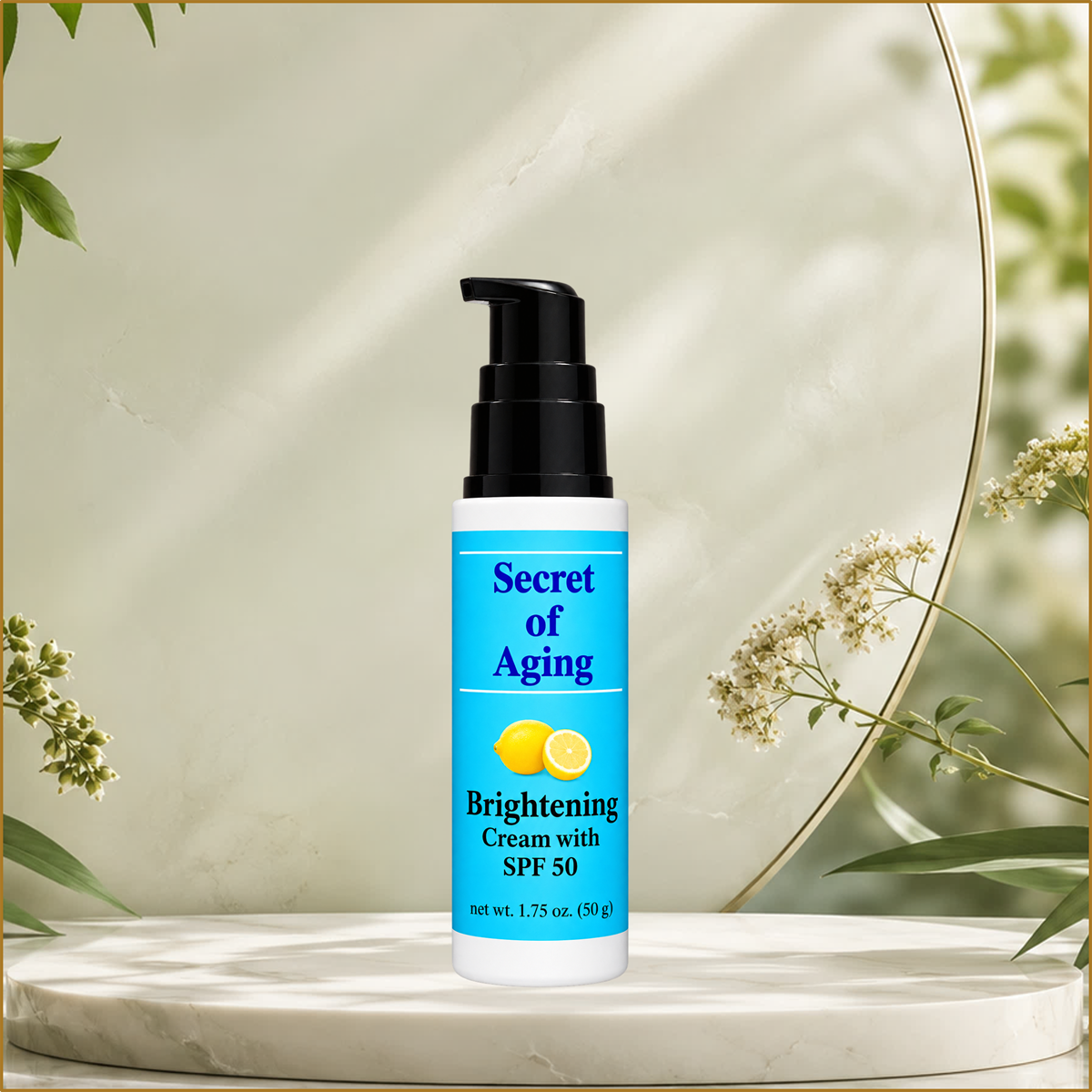 Brightening Cream with SPF 50 by Secret of Aging
