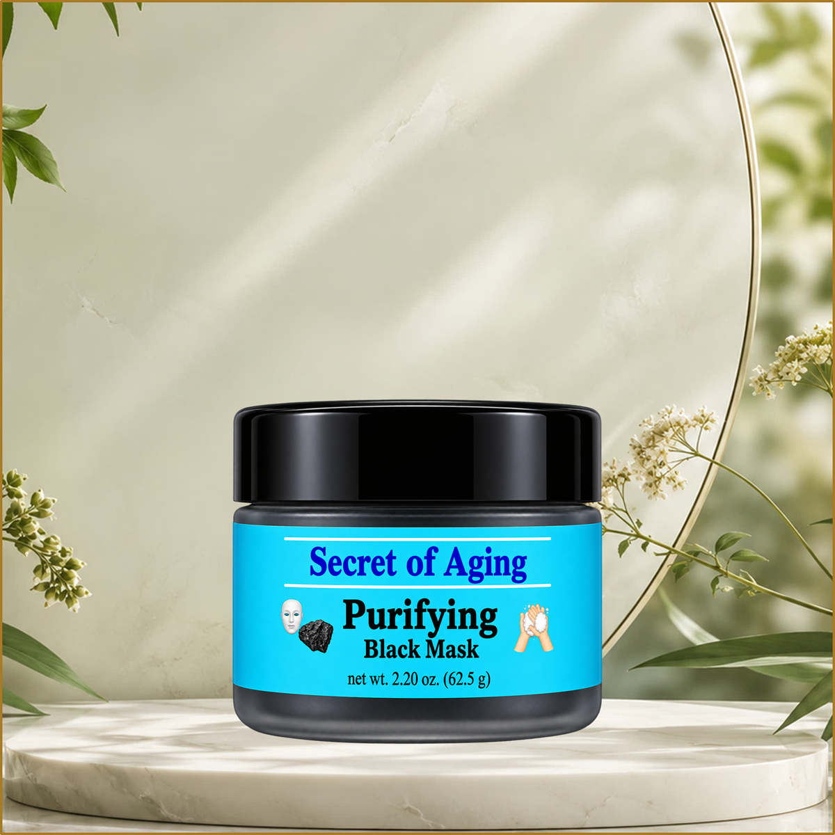 Purifying Black Mask by Secret of Aging