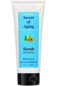 Scrub with Enzyme Bottle