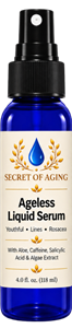 Ageless Liquid Serum Bottle