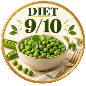 Peas for Diet 9 out of 10 by Secret of Aging