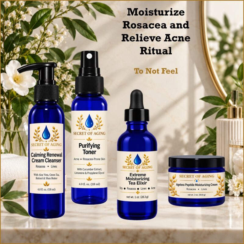 Moisturize Rosacea and Relieve Acne Ritual by Secret of Aging